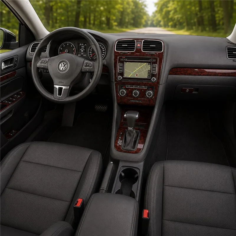 Volkswagen Jetta 2010-2010 Komplettset, Automatikgetriebe 3D Armaturenbrett-Dekor-Set