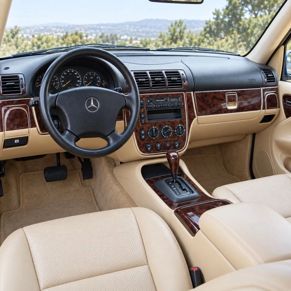 Mercedes-Benz M Class 2000-2001 3D Cockpit Dekor Interieurleisten Set As shown in product diagram-teilig