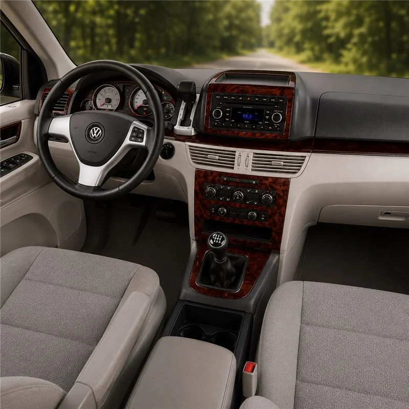 Volkswagen Routan 2009+ Komplettset, Schaltgetriebe AC 3D Armaturenbrett-Dekor-Set