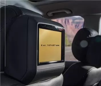 Mercedes-Benz GLS (X166) 2015 - 2019 Multimedia 8,4" DisplayschutzGlass Kratzfest Anti-Fingerprint Transparent - 1- Cockpit Deko