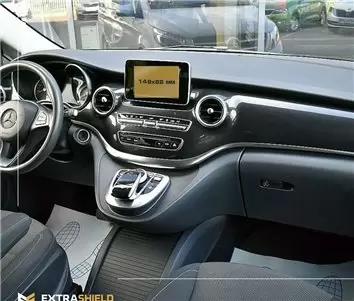 Mercedes-Benz SL-Class (R231/R232) 2012 - Present Multimedia 7" DisplayschutzGlass Kratzfest Anti-Fingerprint Transparent
