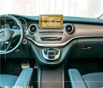 Mercedes-Benz SL-Class 2022 - Present Digital Speedometer DisplayschutzGlass Kratzfest Anti-Fingerprint Transparent