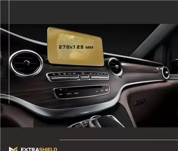 Mercedes-Benz SL-Class 2022 - Present Full color LCD monitor 11.9" Touch Screen DisplayschutzGlass Kratzfest Anti-Fingerprint Tr