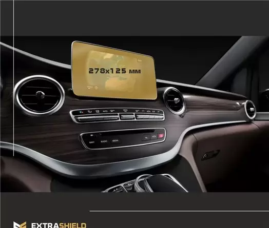 Mercedes-Benz SL-Class 2022 - Present Full color LCD monitor 11.9" Touch Screen DisplayschutzGlass Kratzfest Anti-Fingerprint Tr
