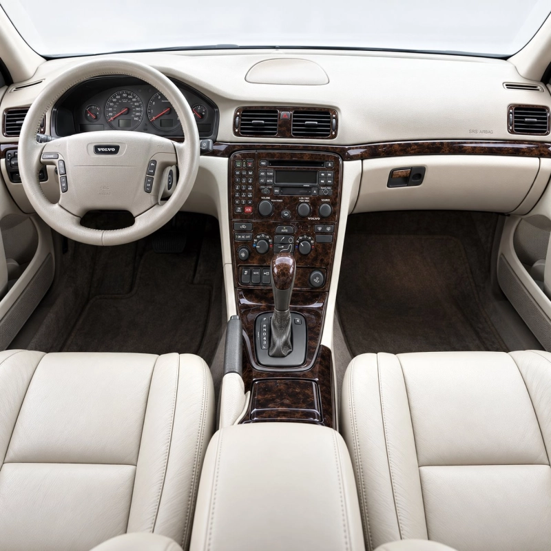 Volvo S80 1999-2003 3D Cockpit Dekor Interieurleisten Set As shown in product diagram-teilig