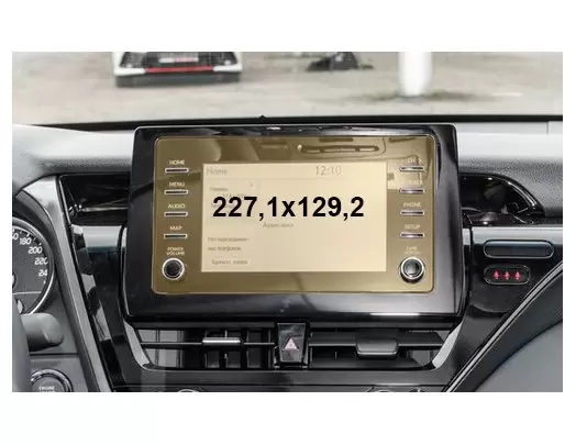 Toyota Camry 2012 - Present climate-control DisplayschutzGlass Kratzfest Anti-Fingerprint Transparent - 1- Cockpit Dekor Innenra Toyota Camry 2012 - Present climate-control DisplayschutzGlass Kratzfest Anti-Fingerprint Transparent - 1- Cockpit Dekor Innenra