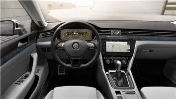 Volkswagen Arteon 2017 - 2020 Digital Speedometer VW AID 2019 10" DisplayschutzGlass Kratzfest Anti-Fingerprint Transparent