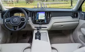Volvo XC60 2017 - Present Digital Speedometer DisplayschutzGlass Kratzfest Anti-Fingerprint Transparent