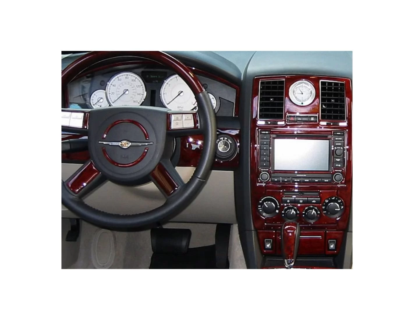 Chrysler PT Cruiser 2006-2010 Mittelkonsole Armaturendekor Cockpit Dekor 43-Teile