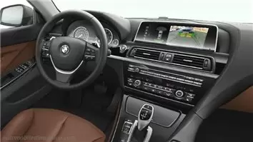 BMW 5 Series (G30) 2016 - Present Multimedia 12,3" DisplayschutzGlass Kratzfest Anti-Fingerprint Transparent - 1