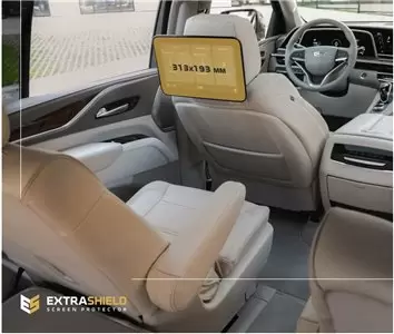 Cadillac CT6 2018 - 2020 Multimedia 8" DisplayschutzGlass Kratzfest Anti-Fingerprint Transparent - 1- Cockpit Dekor Innenraum
