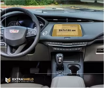 Cadillac Escalade 2021 - Present Multimedia system 16.9" ? 7.2" DisplayschutzGlass Kratzfest Anti-Fingerprint Transparent - 1- C