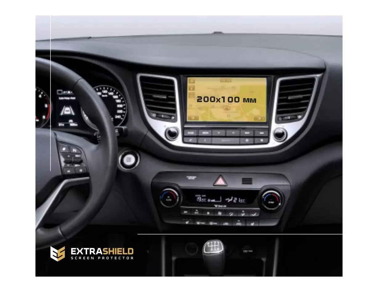 Hyundai Staria 2021 - Present Digital Speedometer DisplayschutzGlass Kratzfest Anti-Fingerprint Transparent - 1- Cockpit Dekor I