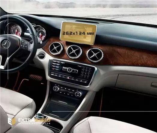 Mercedes-Benz GLA (X156) 2013 - 2017 Multimedia 8,4" DisplayschutzGlass Kratzfest Anti-Fingerprint Transparent - 1- Cockpit Deko Mercedes-Benz GLA (X156) 2013 - 2017 Multimedia 8,4" DisplayschutzGlass Kratzfest Anti-Fingerprint Transparent - 1- Cockpit Deko