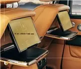 Rolls-Royce Cullinan 2018 - Present Passenger monitors (2pcs,) 15" DisplayschutzGlass Kratzfest Anti-Fingerprint Transparent