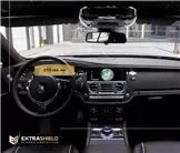 Rolls-Royce Wraith 2013 - Present Digital Speedometer DisplayschutzGlass Kratzfest Anti-Fingerprint Transparent