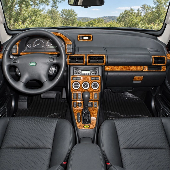 Land Rover Freelander 2002-2003 3D Cockpit Dekor Interieurleisten Set 34-teilig