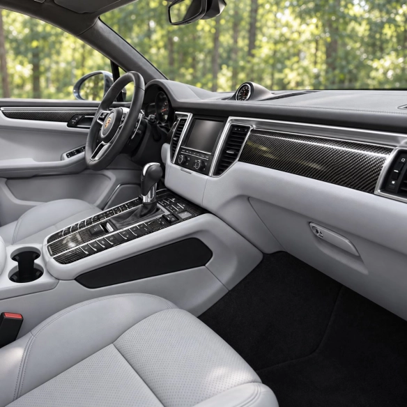 Porsche Macan 2014-2021 3D Cockpit Dekor Interieurleisten Set 38-teilig