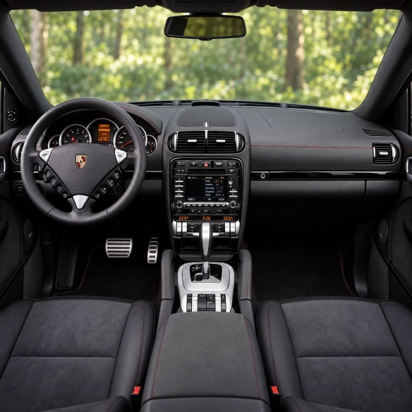 Porsche Cayenne 955 2003-2010 3D Cockpit Dekor Interieurleisten Set 34-teilig