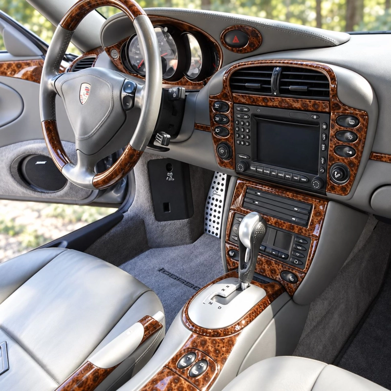 Porsche 911 1999-2000 3D Cockpit Dekor Interieurleisten Set Basic Set / as shown in product diagram-teilig