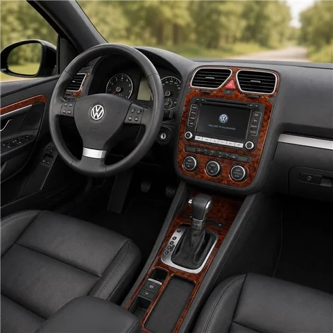 Volkswagen EOS 2006-2009 Komplettset, Automatikgetriebe, Klimaanlage 3D Armaturenbrett-Dekor-Set