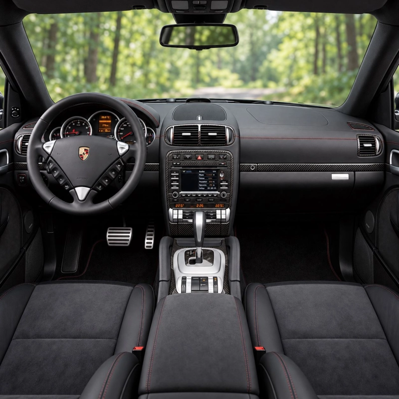 Porsche Cayenne 2003-2010 3D Cockpit Dekor Interieurleisten Set 87-teilig