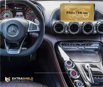 Mercedes-Benz B-Class (T246) 2014 - 2018 Multimedia 7" DisplayschutzGlass Kratzfest Anti-Fingerprint Transparent