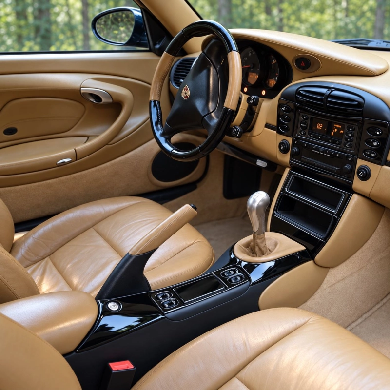 Porsche 911 2001 3D Cockpit Dekor Interieurleisten Set Basic Set / as shown in product diagram-teilig