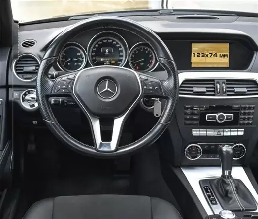 Mercedes-Benz C-class (S204,C204,W204) 2011 - 2013 Multimedia DisplayschutzGlass Kratzfest Anti-Fingerprint Transparent - 1- Coc Mercedes-Benz C-class (S204,C204,W204) 2011 - 2013 Multimedia DisplayschutzGlass Kratzfest Anti-Fingerprint Transparent - 1- Coc