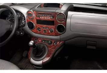 Citroen Berlingo 08.2008 Mittelkonsole Armaturendekor Cockpit Dekor 40 -Teile