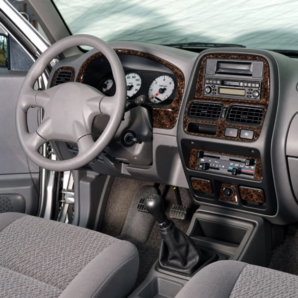 Nissan Navara D23 Pick-up 1999-2006 3D Cockpit Dekor Interieurleisten Set 13-teilig