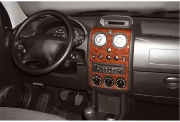 Citroen Berlingo 10.02 - 07.08 Mittelkonsole Armaturendekor Cockpit Dekor 11 -Teile
