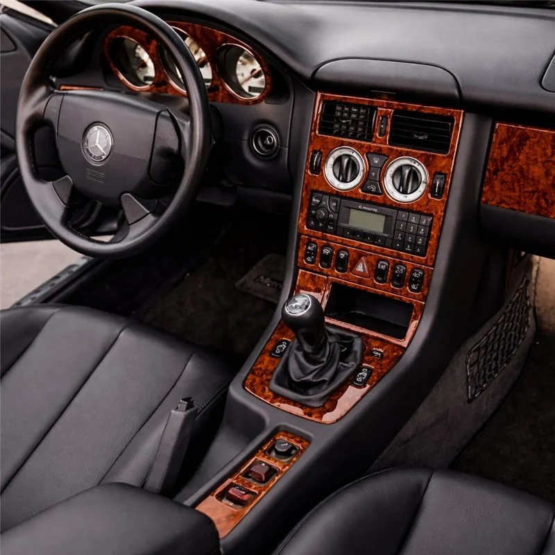 Mercedes Benz SLK 2001-2004 Komplettset 3D Armaturenbrett-Dekor-Set