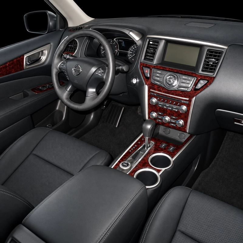Nissan Pathfinder Patrol 2017-2021 3D Cockpit Dekor Interieurleisten Set 28-teilig