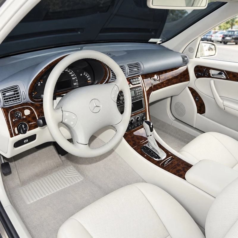 Mercedes-Benz C Class 2001-2004 3D Cockpit Dekor Interieurleisten Set As shown in product diagram-teilig