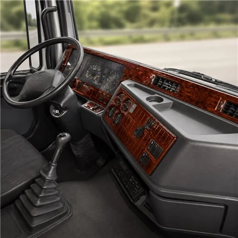 Mercedes Actros 1996-2000 3D Armaturenbrett-Dekor-Set, 40 Teile