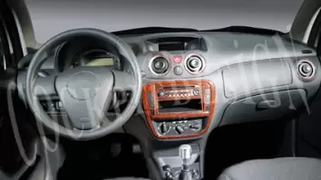 Citroen C2 - C3 11.04 - 09.09 Mittelkonsole Armaturendekor Cockpit Dekor 11 -Teile