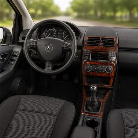 Mercedes A-Class W169 B-Class W245 2004+ 3D Armaturenbrett-Dekor-Set, 10 Teile