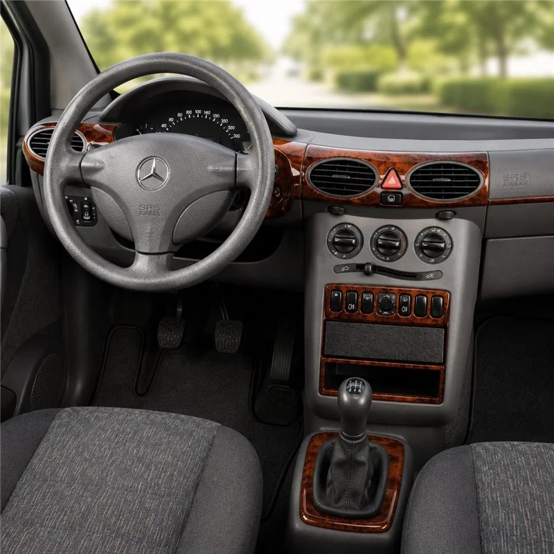 Mercedes A-Class W168 1997-2001 3D Armaturenbrett-Dekor-Set, 12 Teile