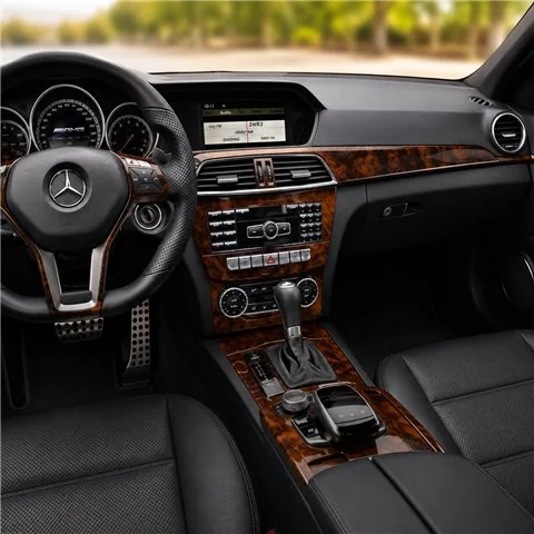 Mercedes C-class W205 2015–present 3D Armaturenbrett-Dekor-Set, 18 Teile