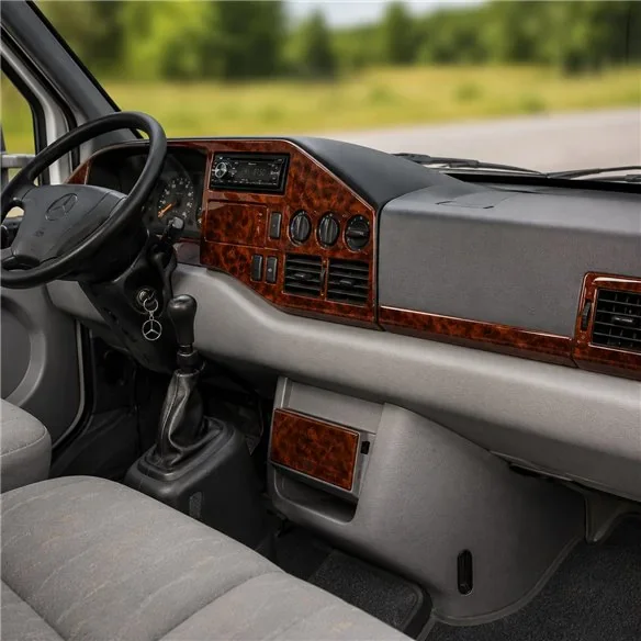Mercedes Sprinter W901 1995-2000 3D Armaturenbrett-Dekor-Set, 17 Teile