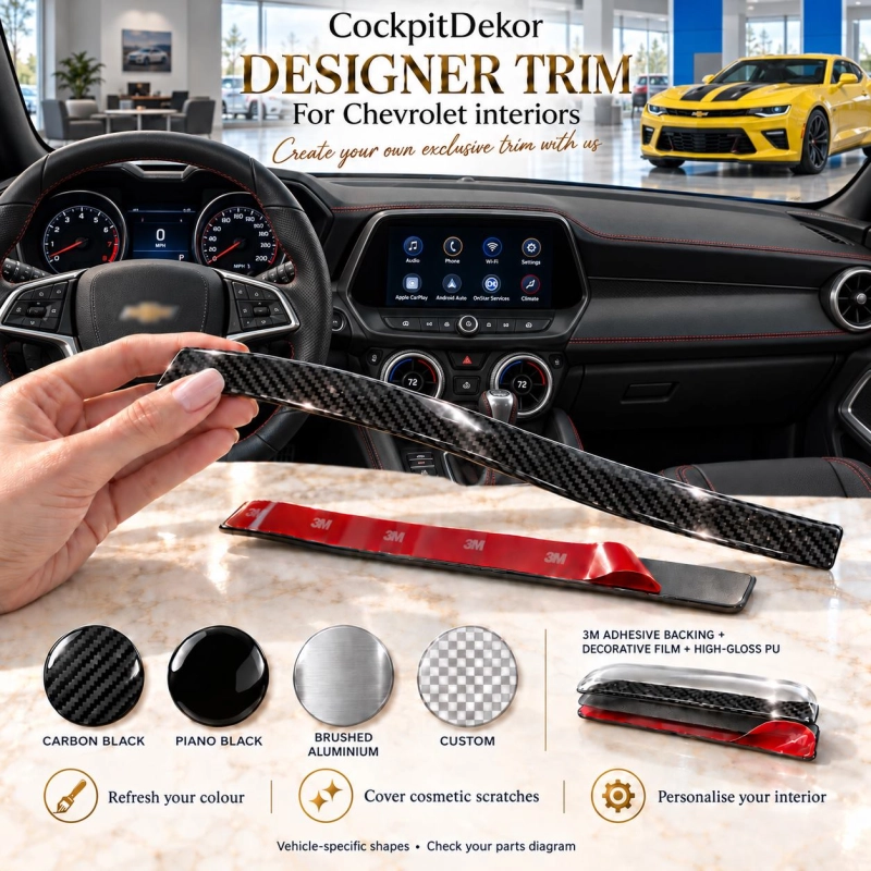 Chevrolet Corvette 2020 2022 – Designer Trim – Innenraum-Komplettset