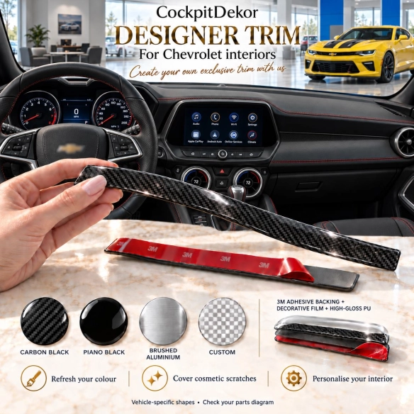 Chevrolet Corvette 2020 2022 – Designer Trim – Innenraum-Komplettset