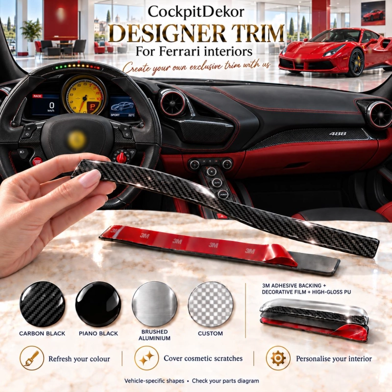 Ferrari 412 Superfast 2017 – Designer Trim – Innenraum-Komplettset