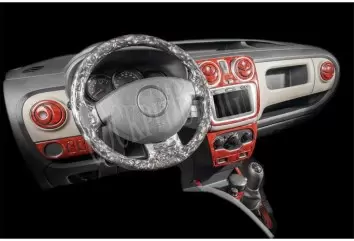 Dacia Lodgy 01.2010 Mittelkonsole Armaturendekor Cockpit Dekor 17 -Teile