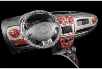Dacia Lodgy 01.2013 Mittelkonsole Armaturendekor Cockpit Dekor 21 -Teile