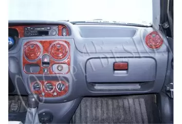 Dacia Solenza 2004 Mittelkonsole Armaturendekor Cockpit Dekor 27-Teilige - 1- Cockpit Dekor Innenraum