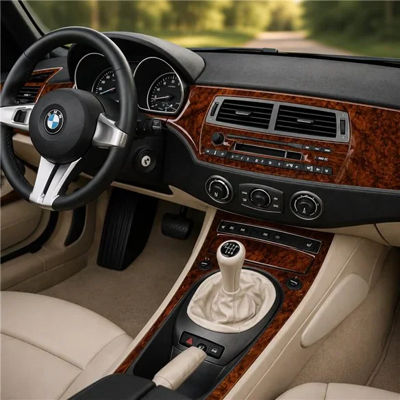 BMW Z4 E85 2003-2008 3D Armaturenbrett-Dekor-Set, 54 Teile
