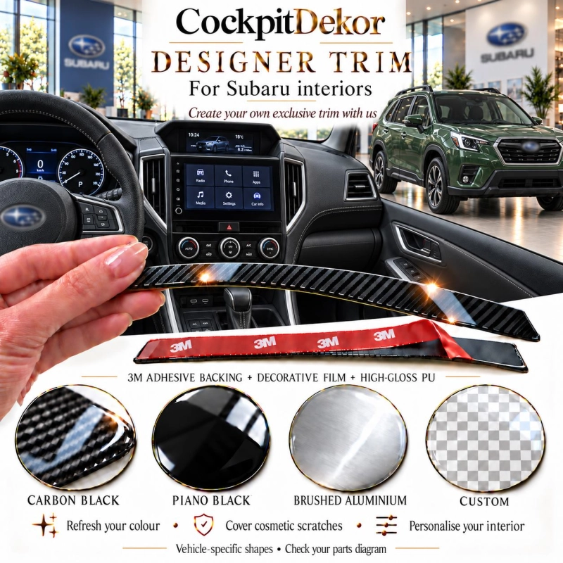 Subaru BRZ 2022 – Designer Trim – Innenraum-Komplettset