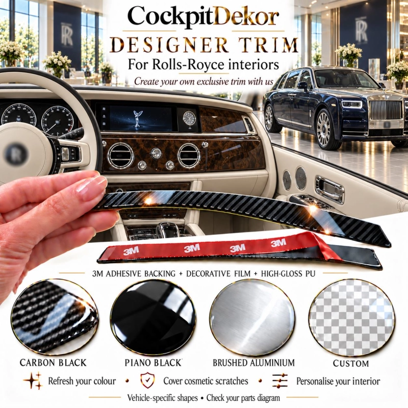 Rolls-Royce Phantom 2018 Base – Designer Trim – Innenraum-Komplettset